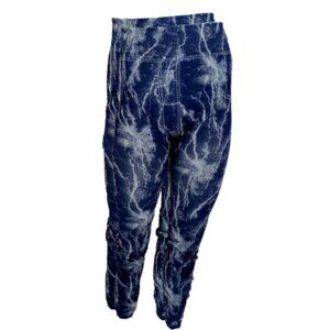 Blue/White Lightning Leggings